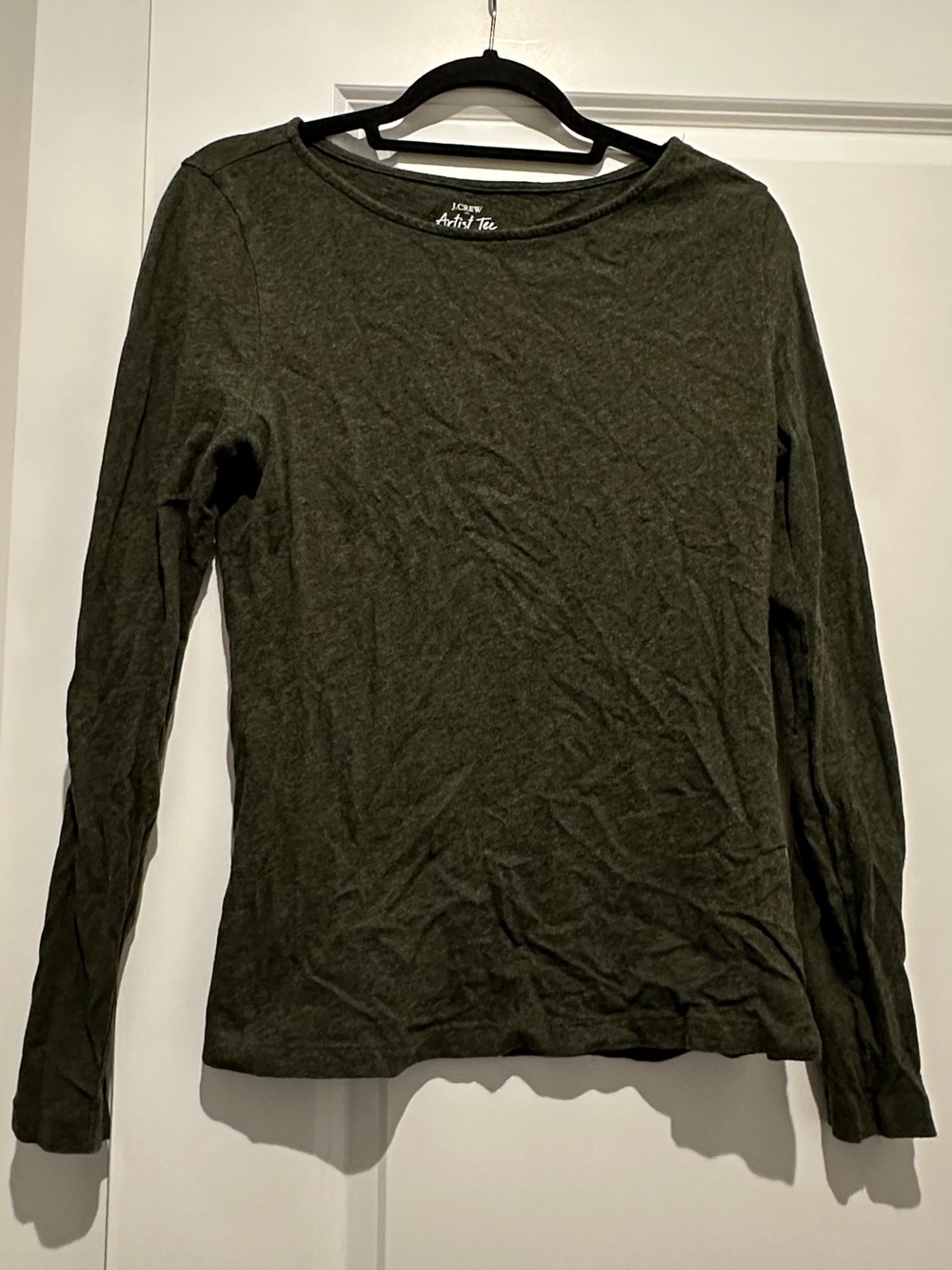 J. Crew Long Sleeve Artist Tee - Olive Green
